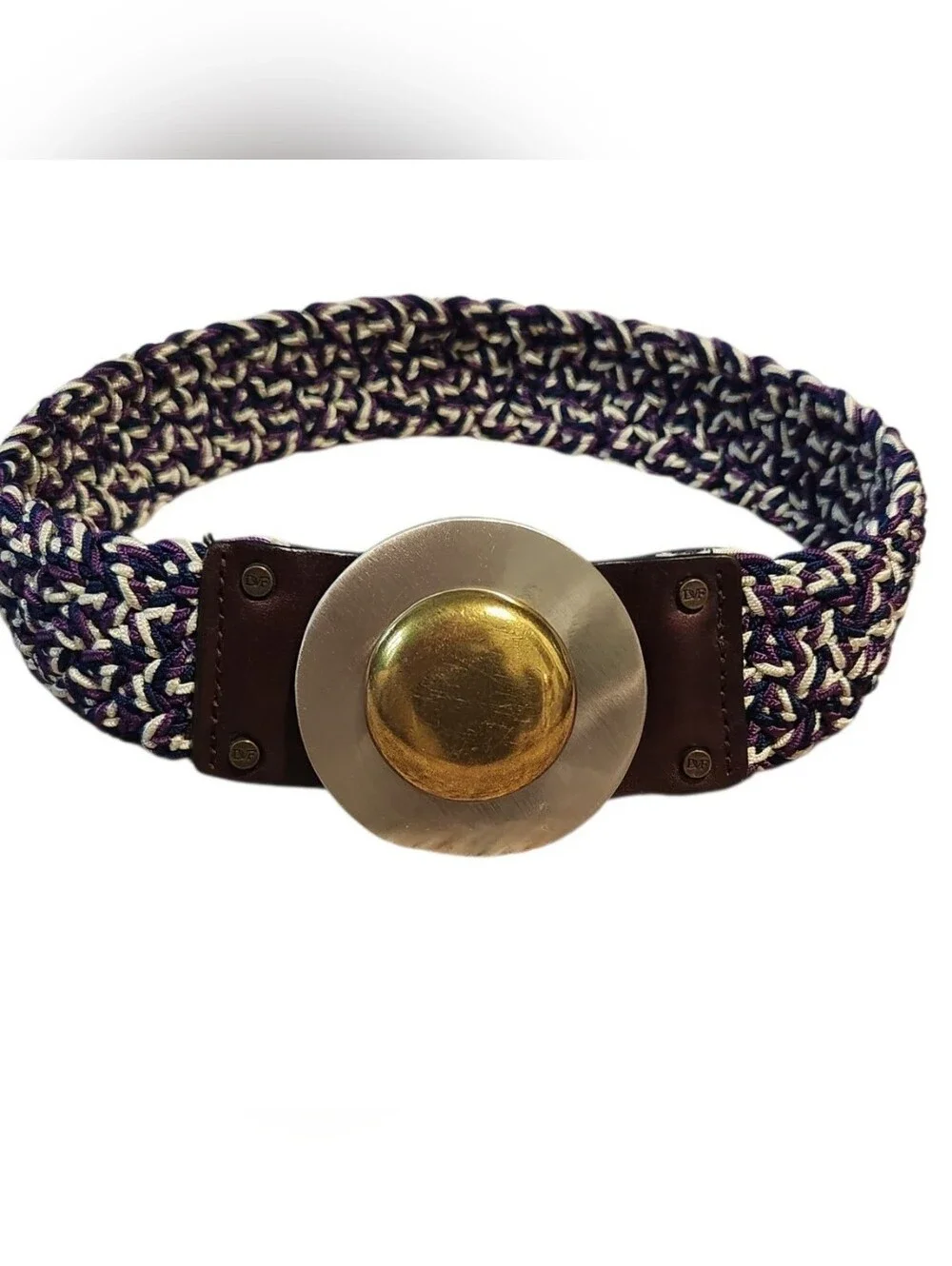 Whimsy Braided‎ Medallion Belt Diane Von Furstenberg Boho✨💜
